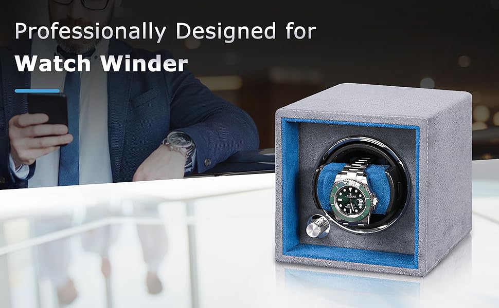 SmartCube Single Watch Winder for Rolex with Super Quiet