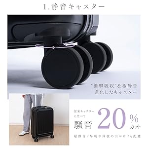 スーツケース M キャリーケース キャリーバッグ mサイズ 前開き　ブラック 楽天市場】キャリーケース Mサイズ 前開き 4泊5日 スーツケース