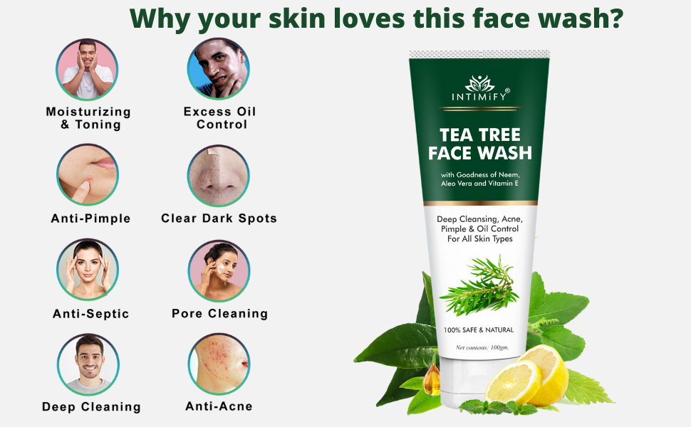 tea tree face wash for men