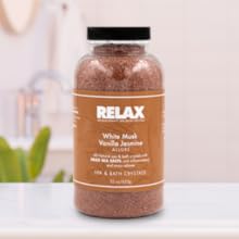 Relax Spa & Bath White Musk Vanilla Jasmin Allure Bath Salts For Hot Tubs