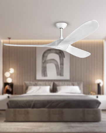 Swcita 60inch Ceiling Fan without Light White