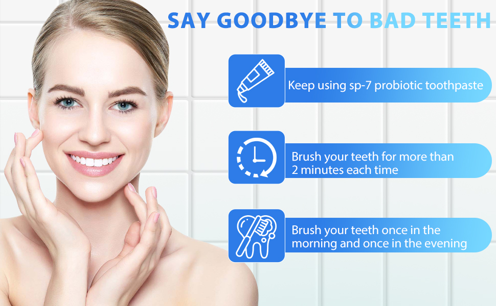sp7 probiotic toothpaste whitening, sp-6 ultra whitening toothpaste