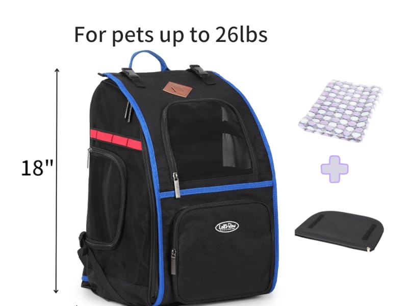 Lollimeow Cat Backpack Pet Carrier for Cats and Puppies