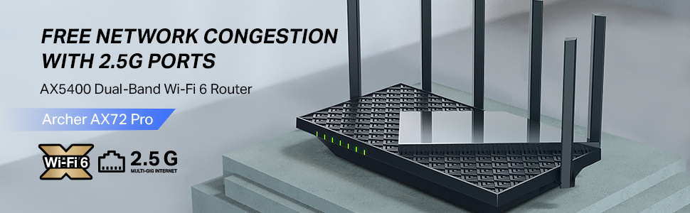 AX5400 Dual-Band Gigabit Wi-Fi 6 Router