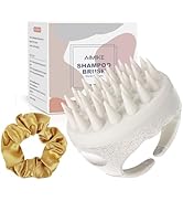 AIMIKE Soft Silicone Scalp Massager Brush, Exfoliator for Dandruff, Head Scrubber for Thick Curly...