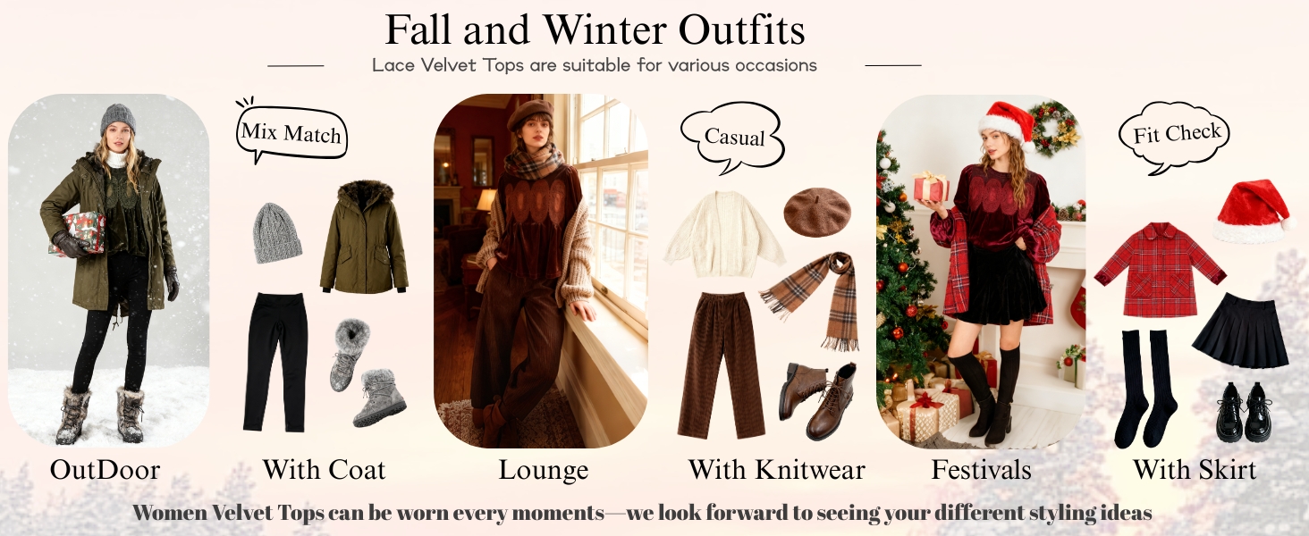 velvet tops matching collections