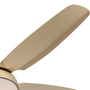 Gold Ceiling Fan with Light