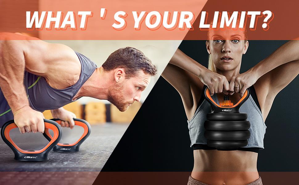 Ollieroo Adjustable Kettlebell Handle for for Dumbbell