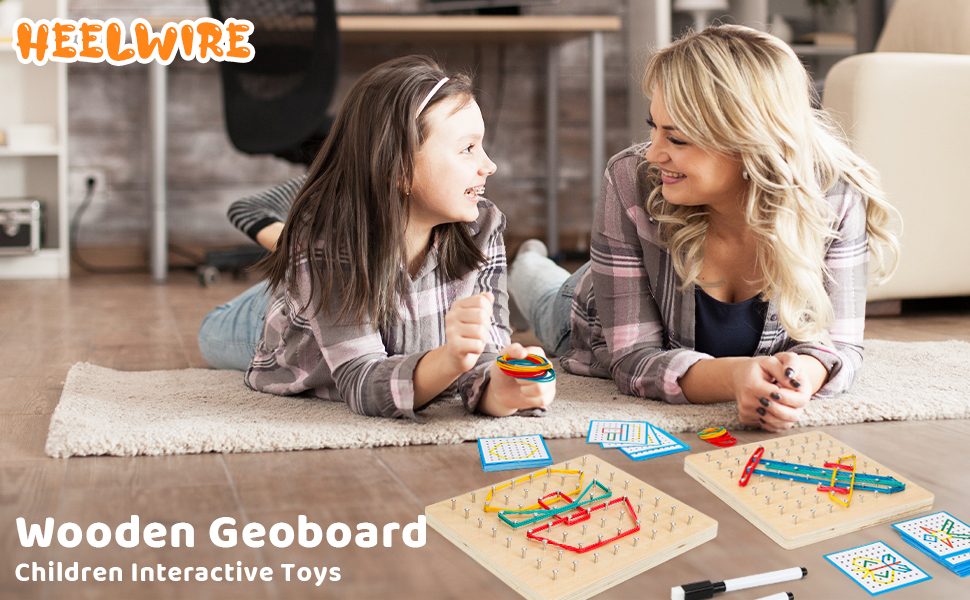 wooden geoboard