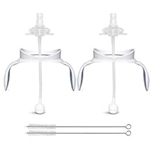 Soft Straw Nipples with weighted for Philips Avent Anti-Colic Baby Bottles