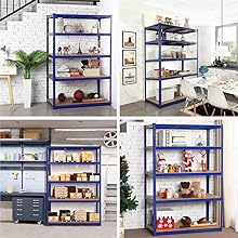 Amazon｜Yaheetech メタルラック スチールラック 5段 120×60