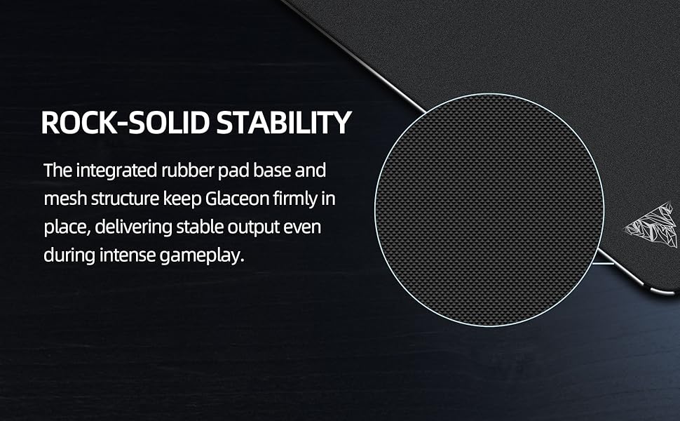 Glass Pad Gaming Mouse Pad