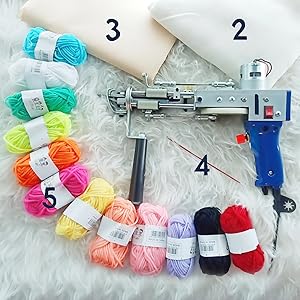 GBgeffy Tufting Gun Kit