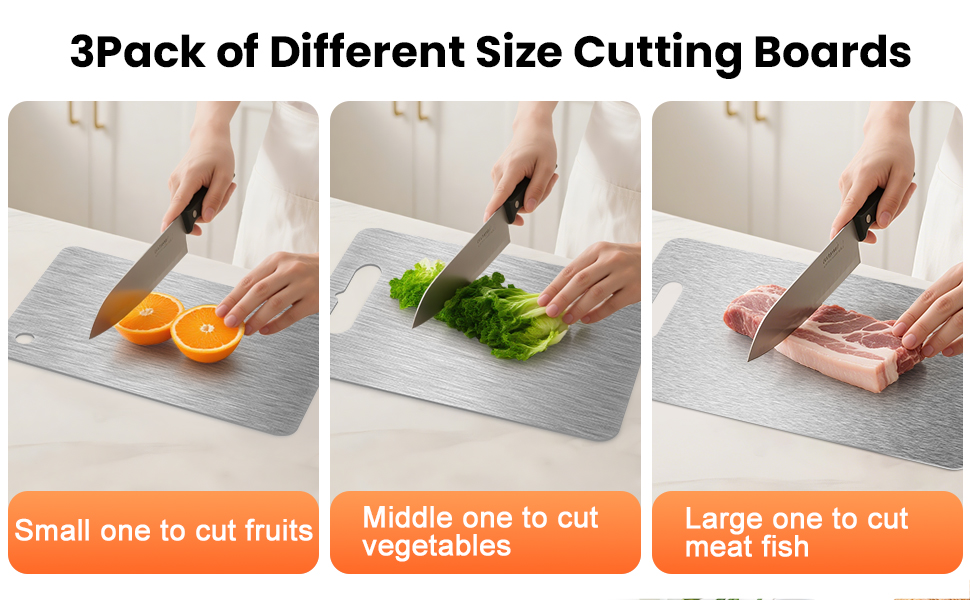 stainless steel cutting boards