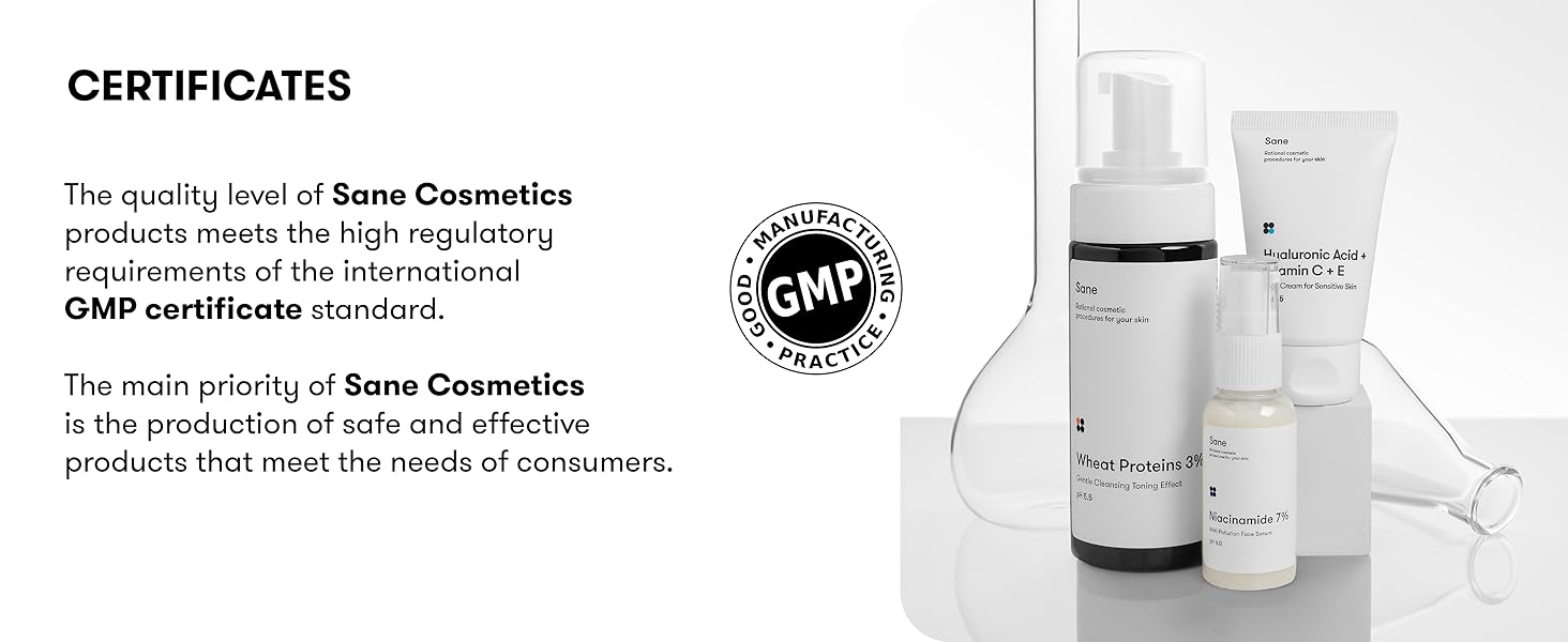 Sane - Cleansing Foam with Wheat Proteins 3% - 5.07 fl oz