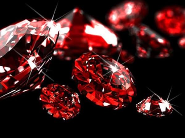 Amazon.com: 14K Gold over S925 Vintage Style Square Cut Ruby