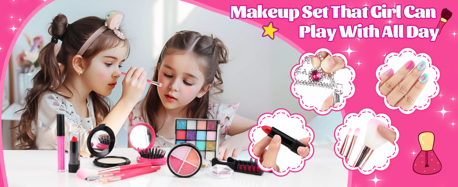 makeup set princess makeup girls toys age 6-8 toys for girls 8-10 makeup kit for girls 4-6 8-10 10
