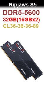 Amazon.co.jp: G.Skill DDR5メモリ DDR5-5600 64GBKit（32GB×2枚組