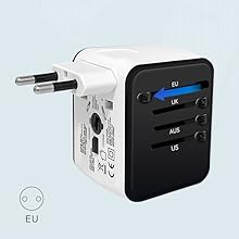変換プラグ 海外 変換器 電源変換アダプター コンセント変換 A C O Bfタイプ 3つusb Aと１つusb Cポート付き アメリカ イギリス ヨーロッパ 韓国 オーストラリアなど150ヶ国家対応 海外用コンセント マルチプラグ 贈物