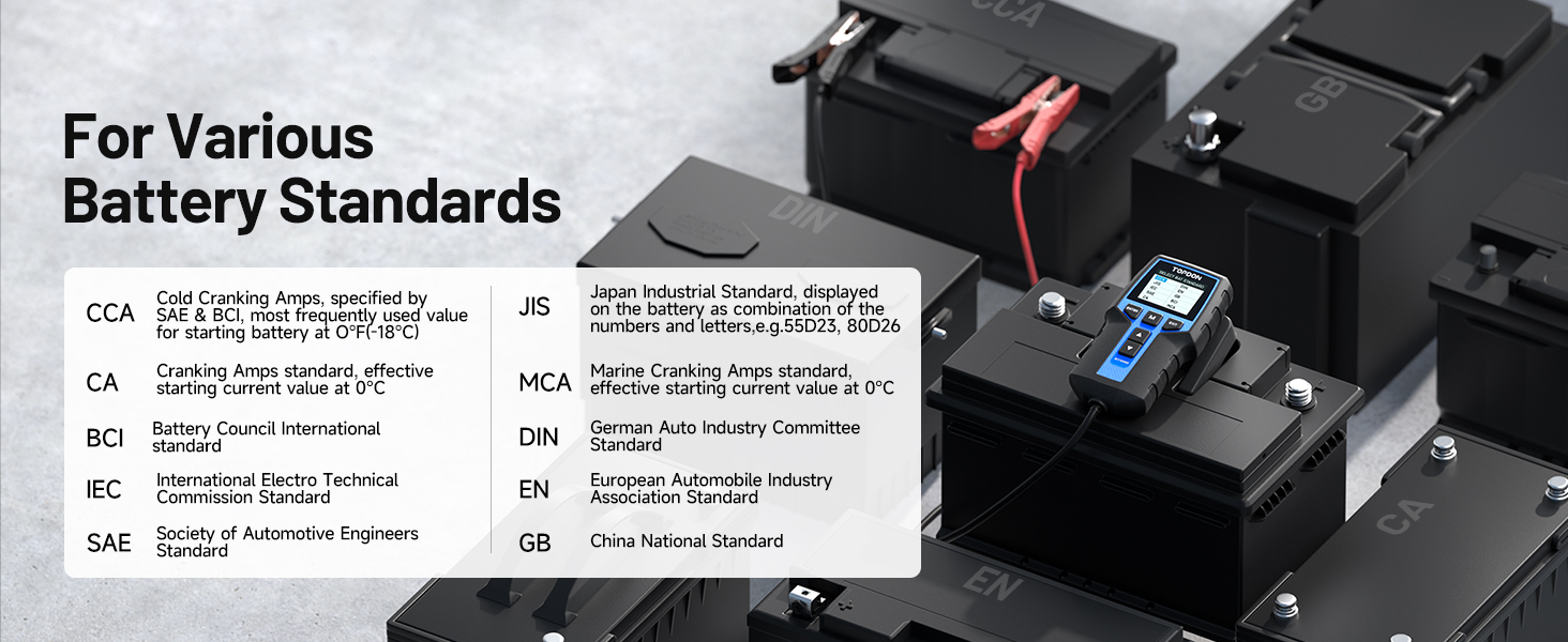 For Various Battery Standards