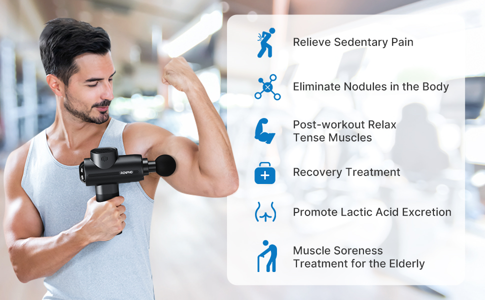 C003 deep tissue massage gun