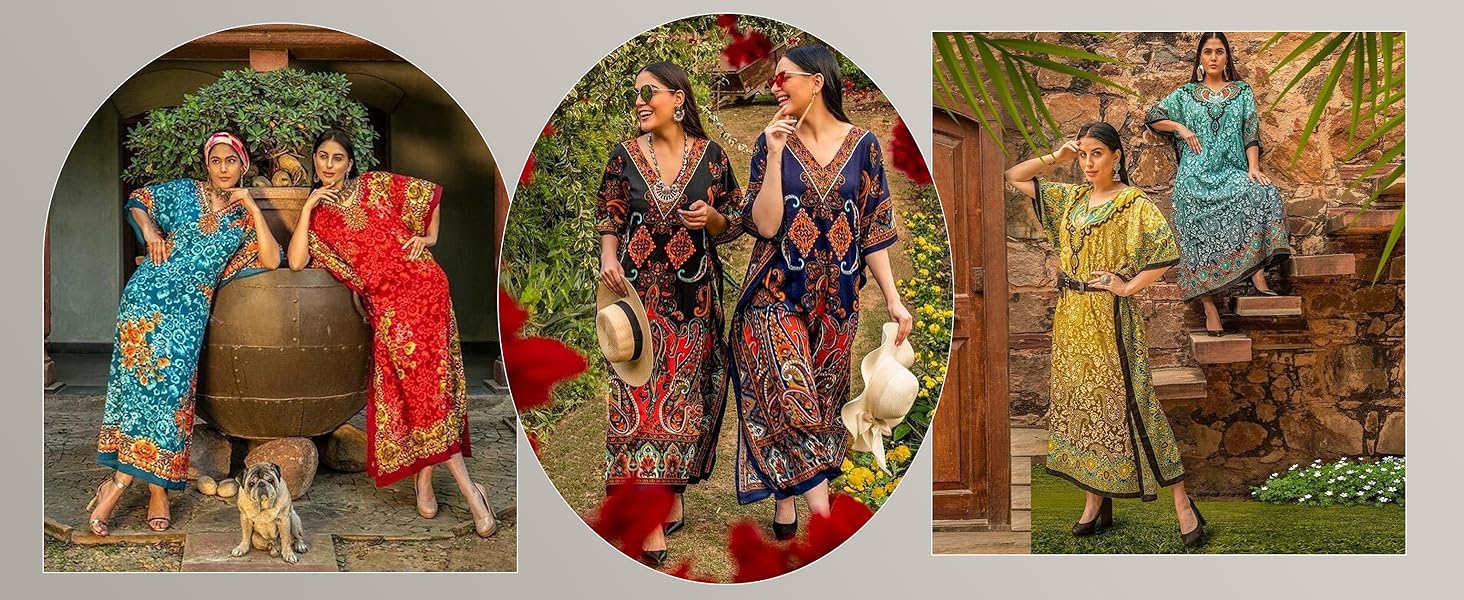 Resortwear kaftans