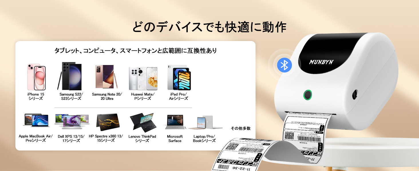 任意のデバイスで動作します