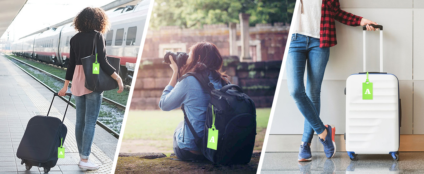 Silicone luggage tags  