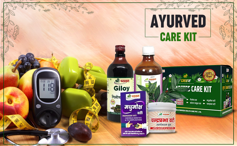 Buy Shri Chyawan Ayurveda's Diabetes Care Kit Controls and Maintains