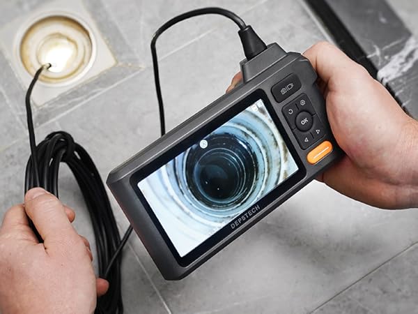 ☆トリプルレンズファイバースコープ - 5インチ大画面IPSモニター ☆トリプルレンズファイバースコープ - 5インチ大画面IPS