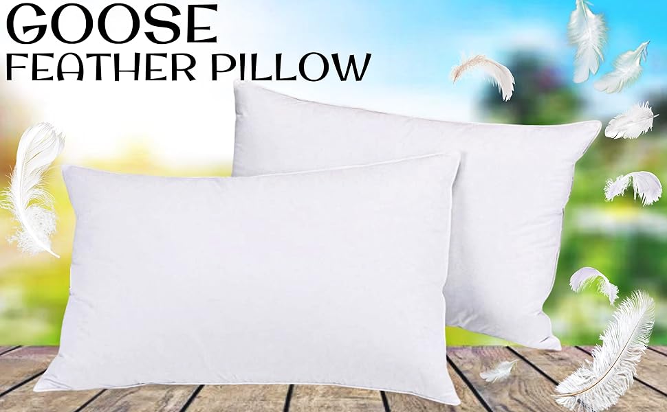 vingardium leviosa 1000g Goose Feather Down Pillow Soft AntiAllergic