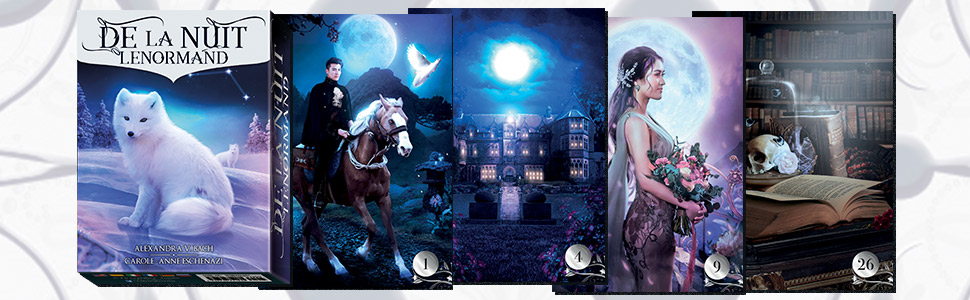 De La Nuit Lenormand Deck, by Lo Scarabeo