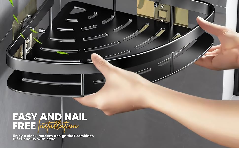 corner shelf bathroom