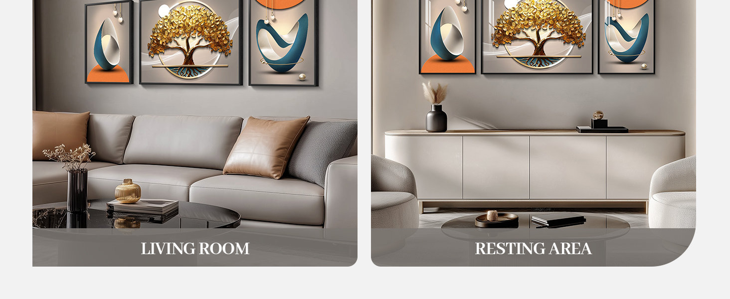 Wall decor for living room, entryway, hallway, bedroom, dining room, kitchen, home office