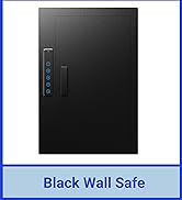 Grimtron Quick Access Wall Gun Safe with Removable Pegboard & Shelfs, Flat Hidden Wall Safes Betw...