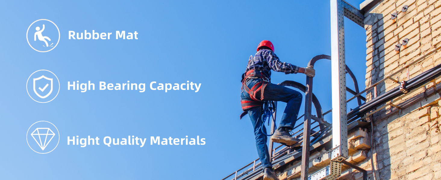 2PCS Roof Ladder Hook kit, Universal Roof Hook Ladder Kit with Wheel