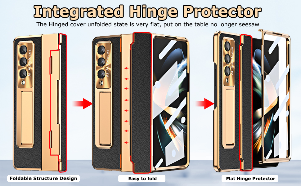 YQODSZ for Samsung Galaxy Z Fold 4 Case with S Pen