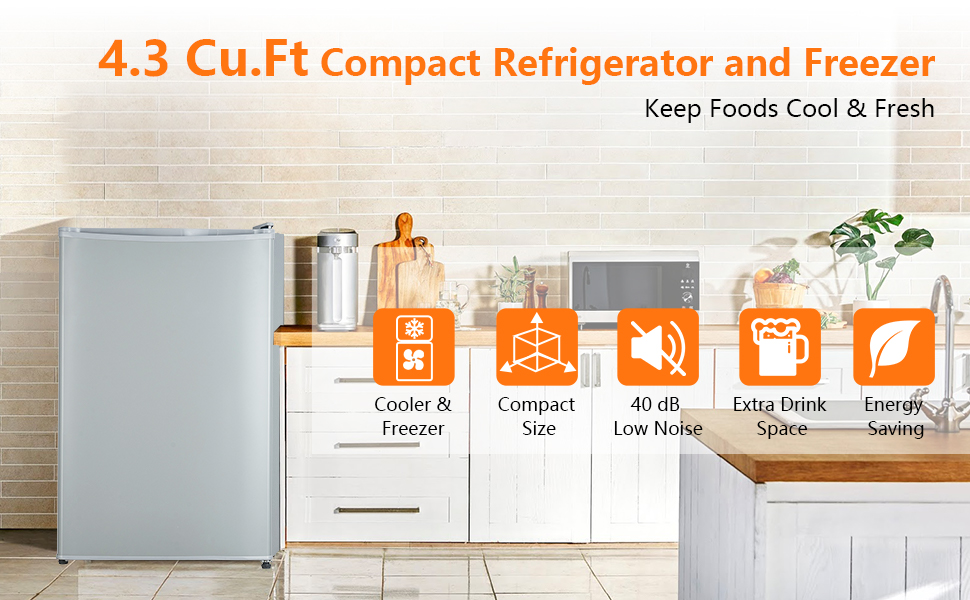 Unlock Space and Convenience with the Ideal Compact Refrigerator Freezer Combo