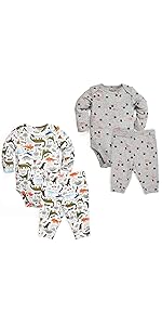 4 pieces Baby bodysuit and pants