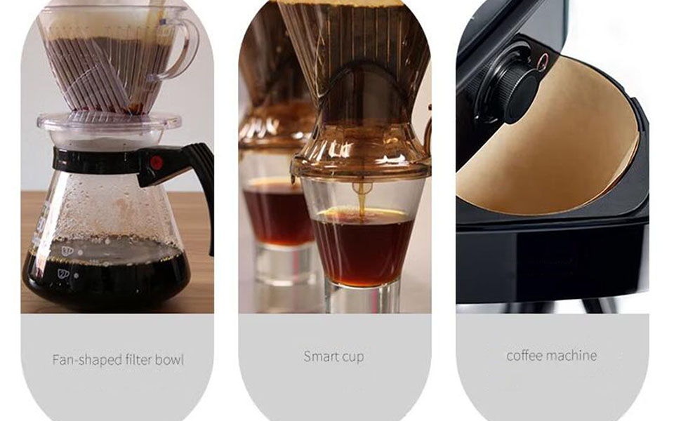 MJULY 4 Cone Disposable Coffee Paper Filter for Ninja