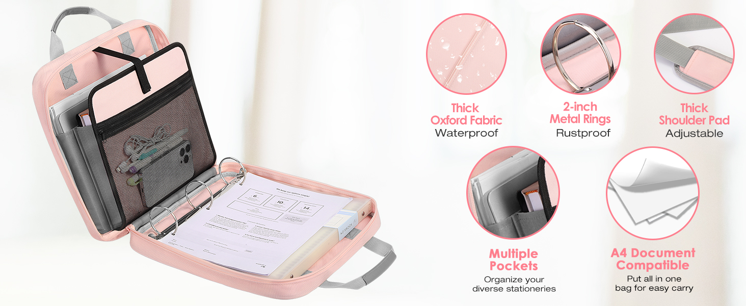2 Inch Zipper Binder