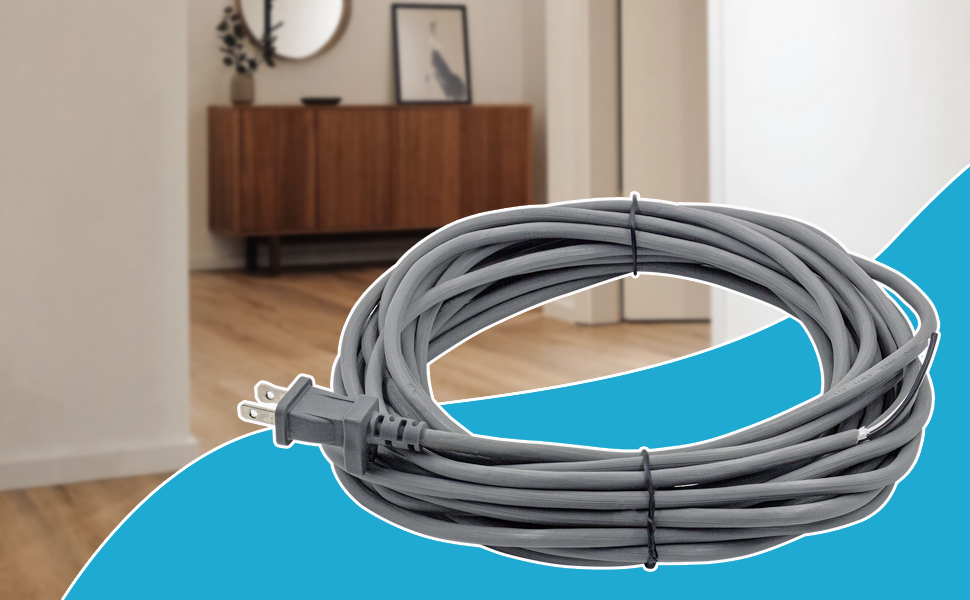 Vacuum Cleaner Power Cord 36ft Replacement for Shark