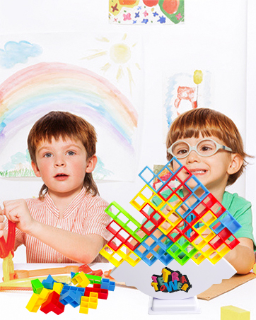 Tetra Tower Game Stack Attack Board Games