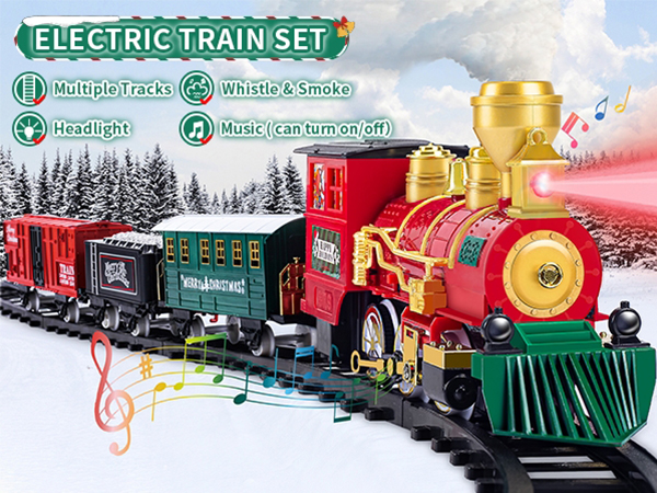 Amazon.com: Kids Train Set, Christmas Train Set for Under