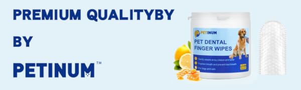 petinum dental finger wipes for plaque remove tartar