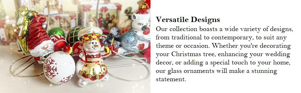 Glass ornaments by OrnamentallyYou