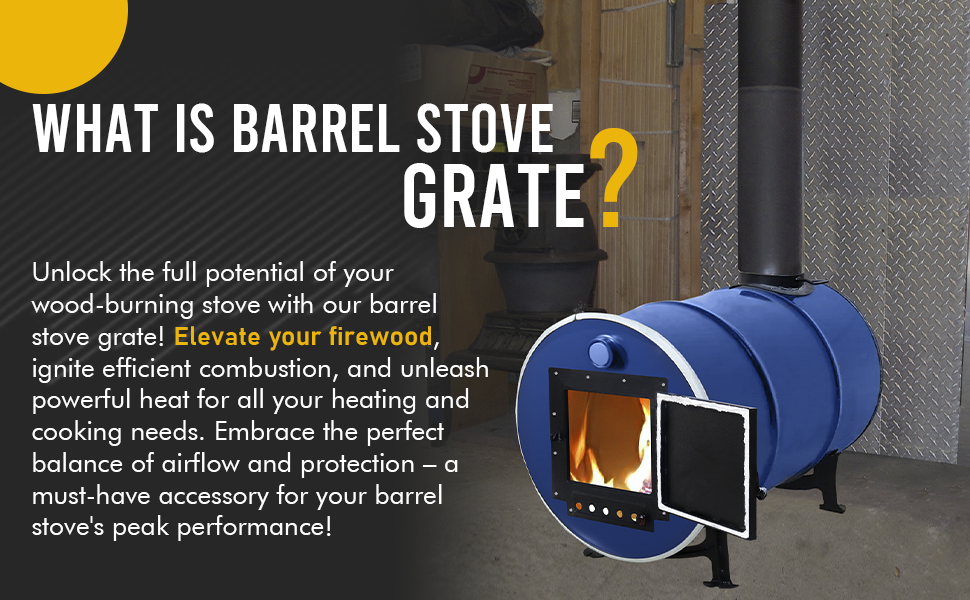 Sonret Burn Barrel Grate Perfect for 3055 Gallon Barrel