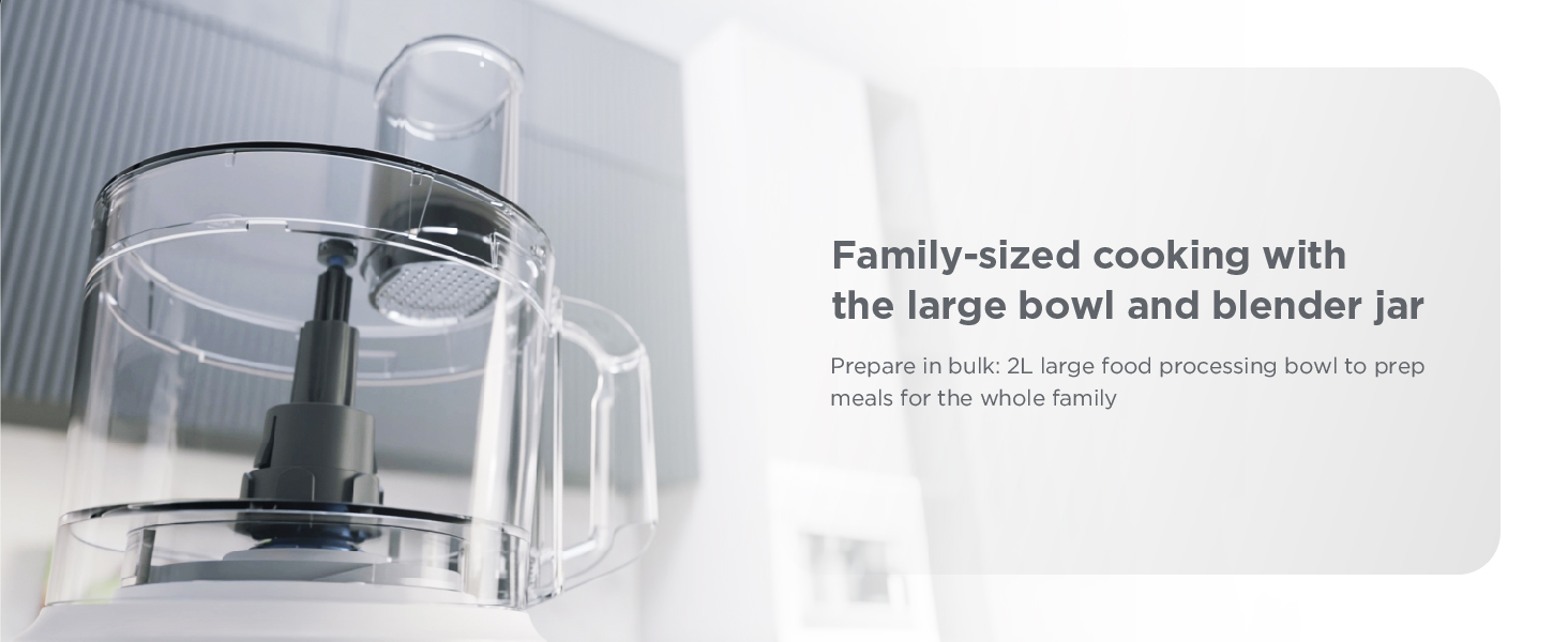 Black+Decker 750W 5In1 34 Functions Food Processor, Black Fx775B5, 2 Years Warranty