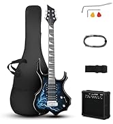 ギター mnk Amazon.com: Ktaxon 39 Inch Electric Guitar, Full Size Solid