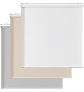 ChrisDowa Cordless Free-Stop 100% Blackout Blinds for Windows, Roller Windows Shades with Thermal...